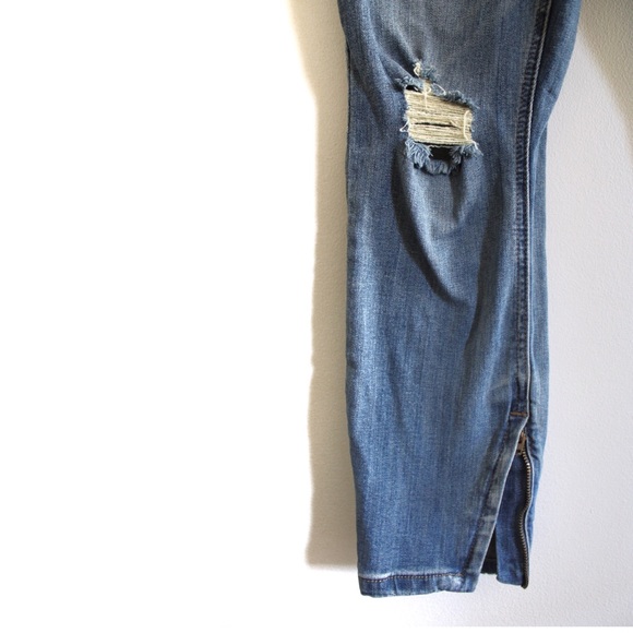 Pistola Tory Split Hem Zipped Ankle Skinny Jeans 28 6 - Picture 4 of 11